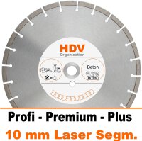 300 x 25,4 mm Beton Diamanttrennscheibe Laser, 10 mm -...